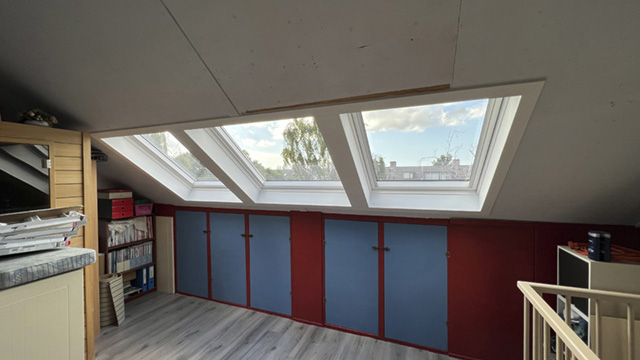 drie velux vensters